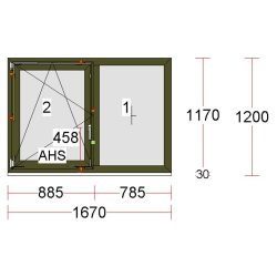 Fereastra tamplarie PVC 82mm ADF Design MD